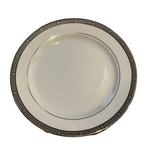 BERNARDAUD Limoges Madison Replacement Platine Platinum&GOLD 8 1/4" SALAD PLATES